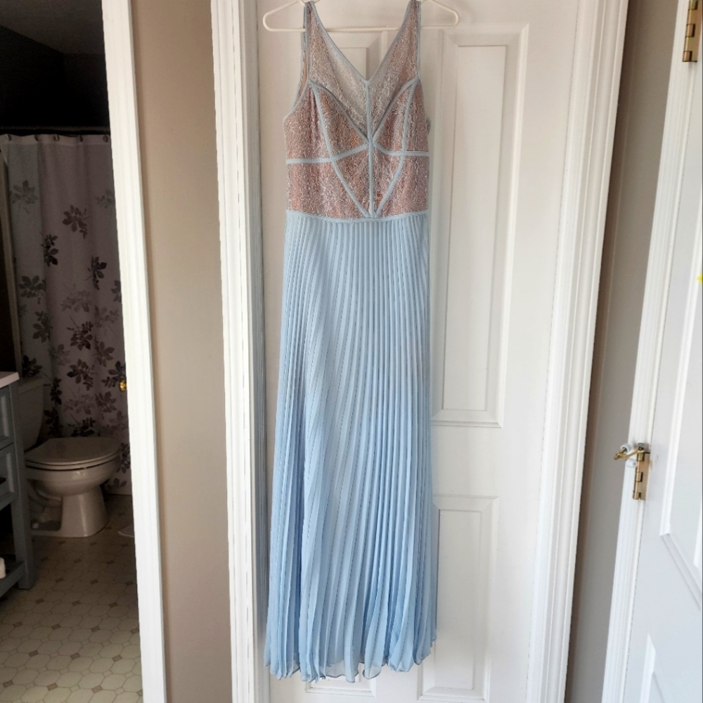 BCBG Light Blue Gown